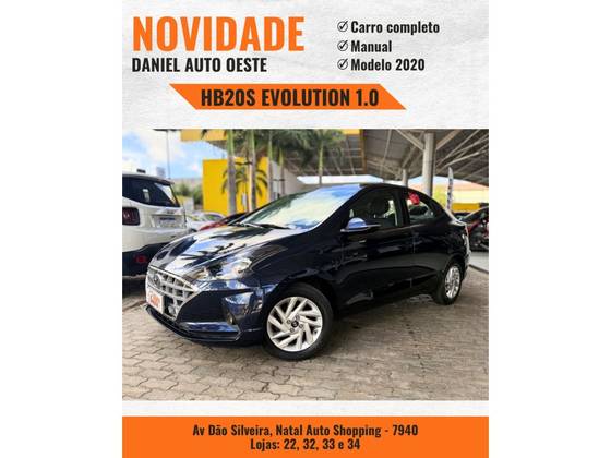 HYUNDAI HB20S 1.0 12V FLEX EVOLUTION MANUAL